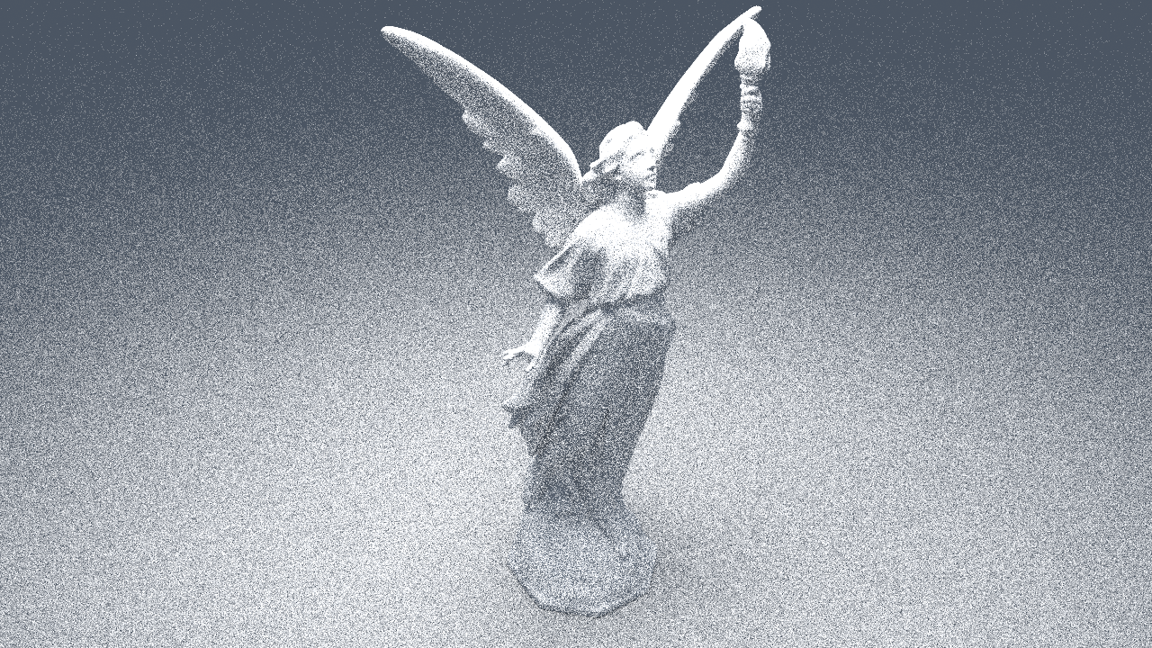 OBJ Statue — PCG sampler, MIS off