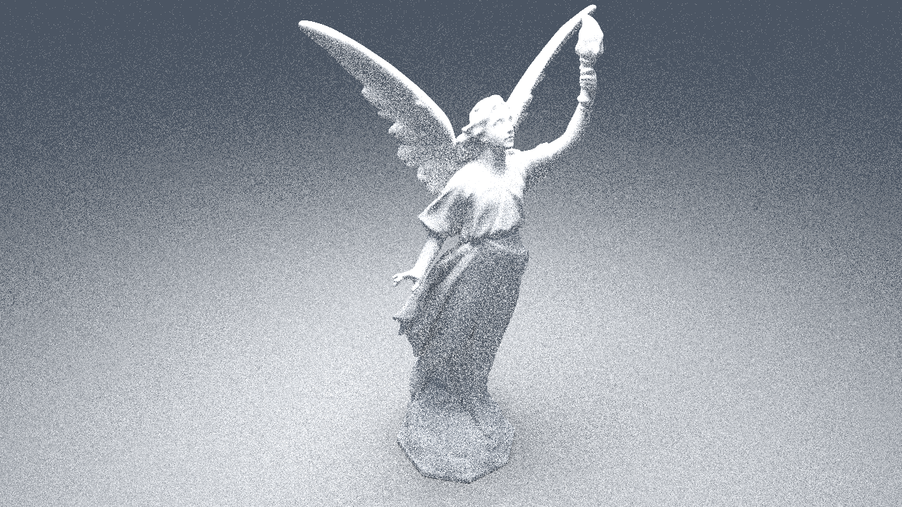 OBJ Statue — Sobol' sampler, MIS off